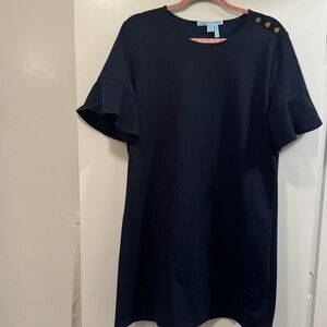 Draper James Navy Blue Sheath Dress